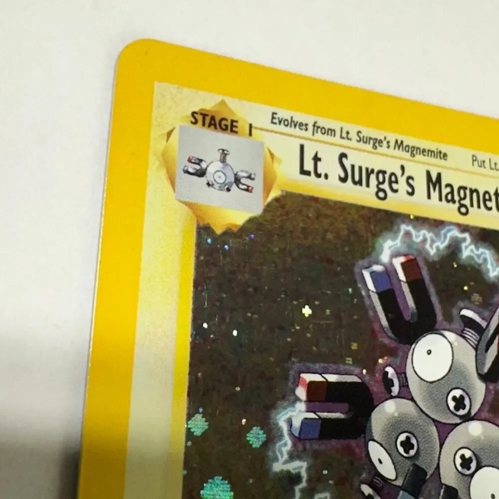 Pokemon Lt. Surge's Magneton Gym Heroes 8/132 Holo Unlimited Rare LP/NM